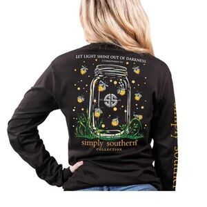 Simply Southern Let Light Shine out of Darkness long sleeve t shirt